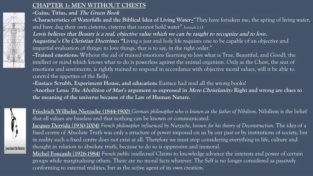 chapter 1 men without chests gaius titius