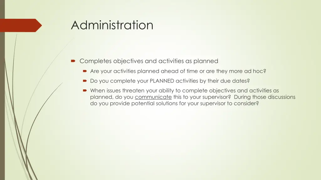 administration
