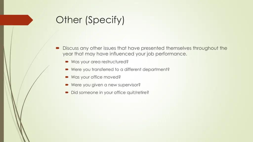 other specify