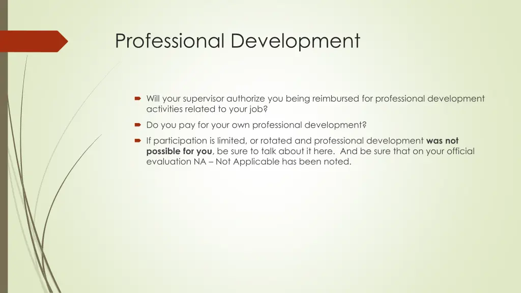 professional development 1