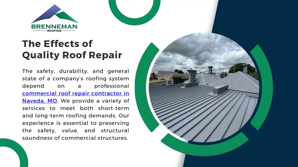 the effects of quality roof repair