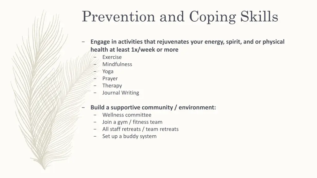 prevention and coping skills 1