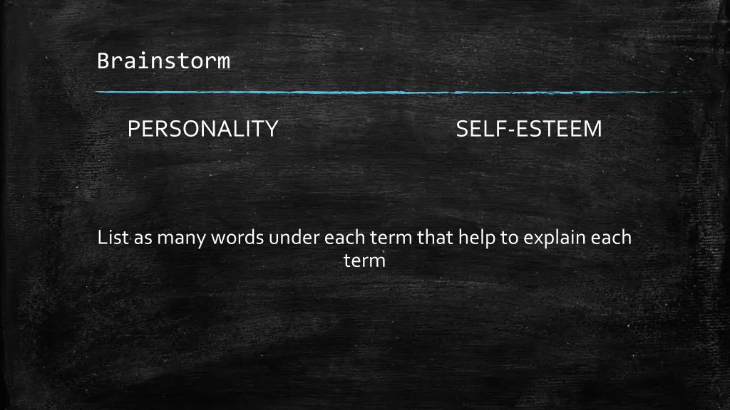 brainstorm