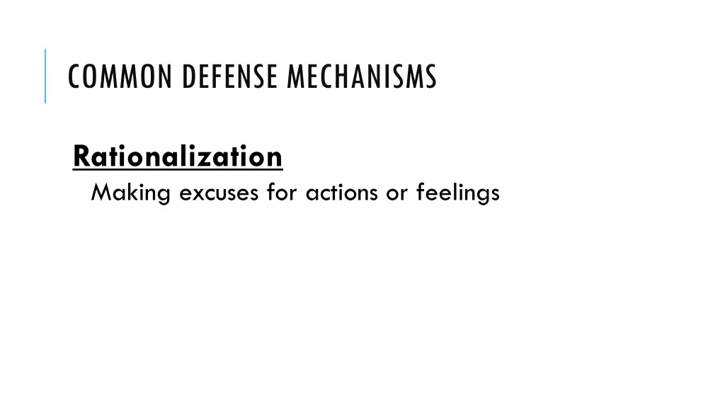 common defense mechanisms 1