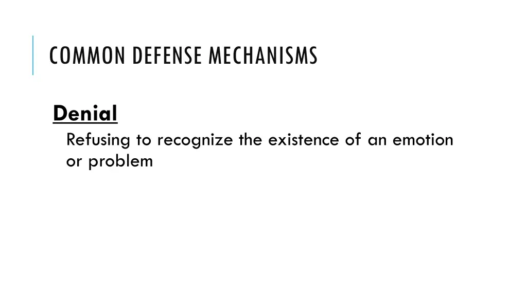 common defense mechanisms 2