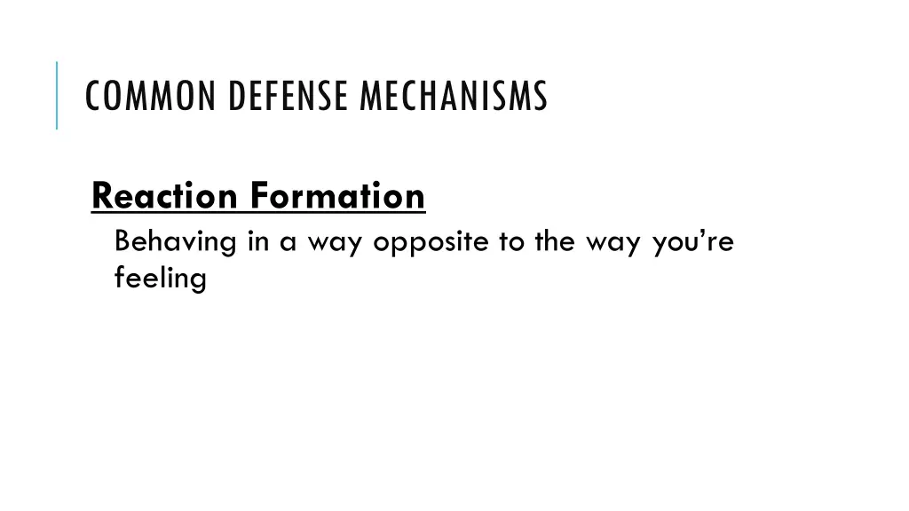 common defense mechanisms 3