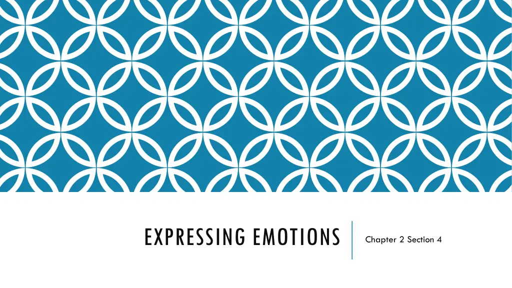 expressing emotions
