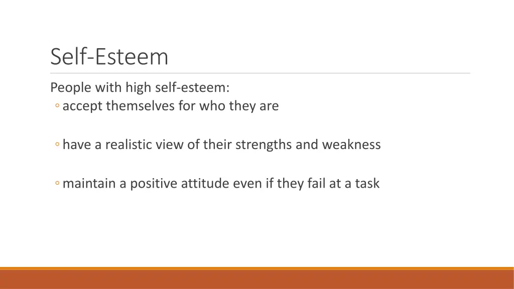self esteem 2