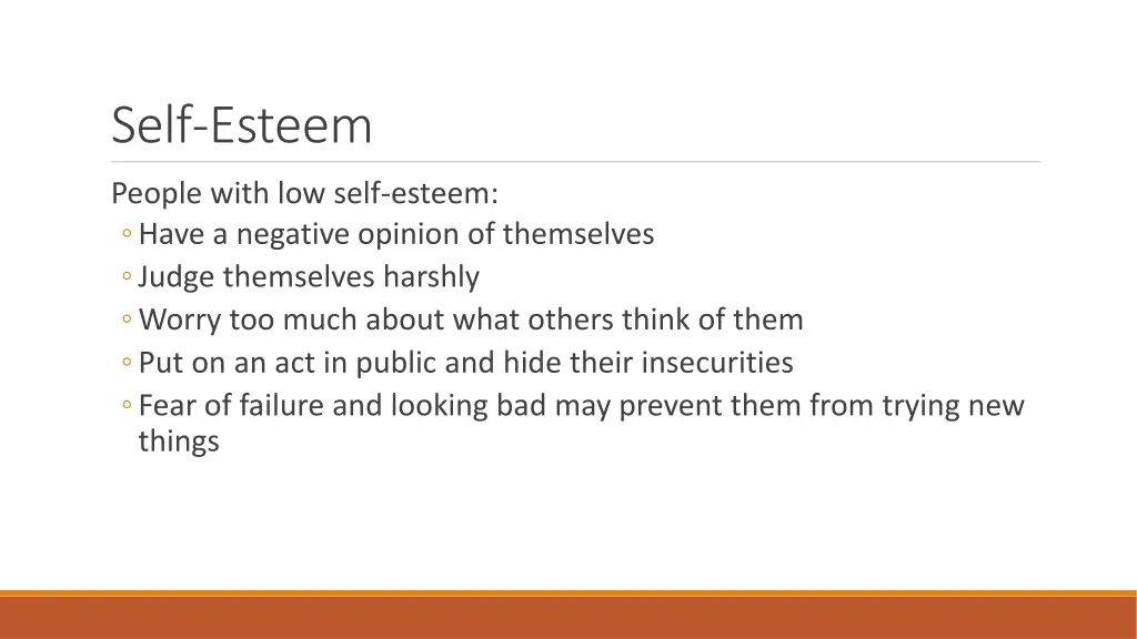 self esteem 3
