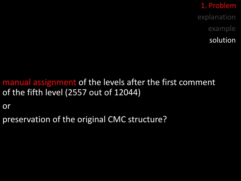 1 problem explanation example solution 3