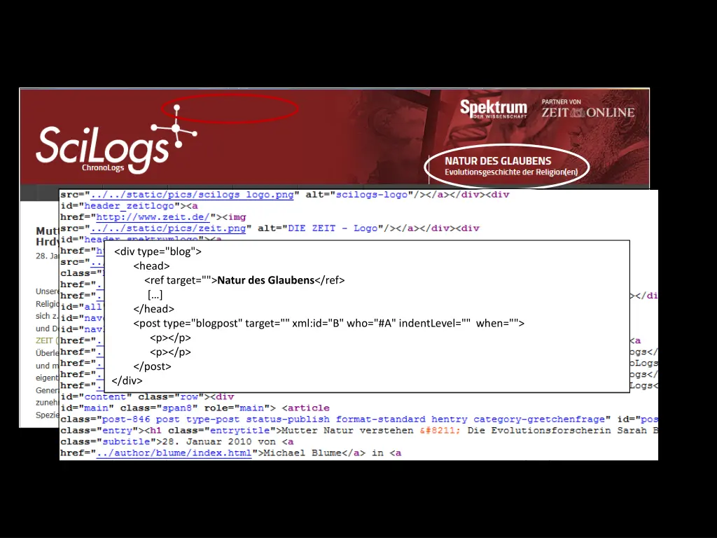 div type blog head ref target natur des glaubens