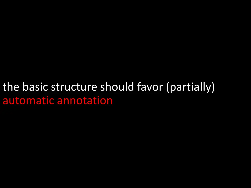 the basic structure should favor partially