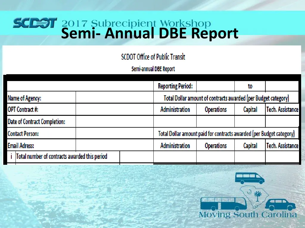 semi annual dbe report 1