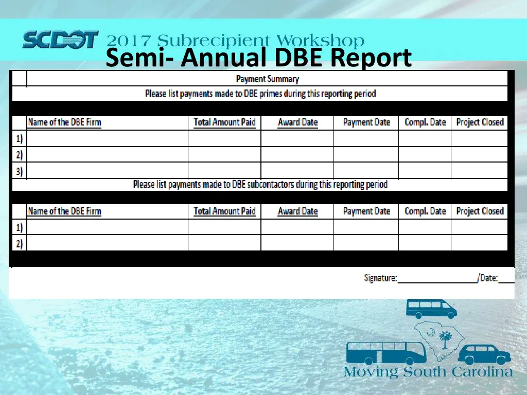 semi annual dbe report 4