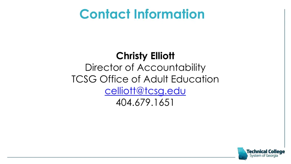 contact information