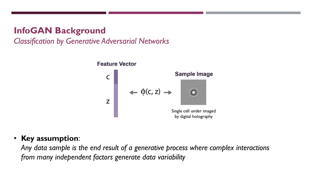 infogan background classification by generative