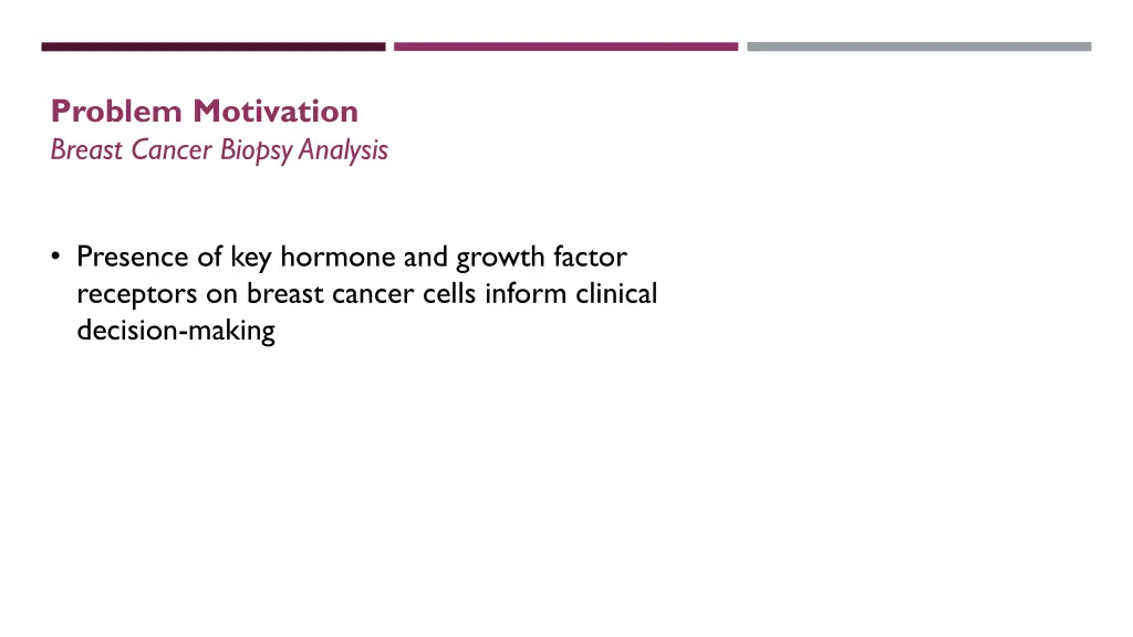 problem motivation breast cancer biopsy analysis