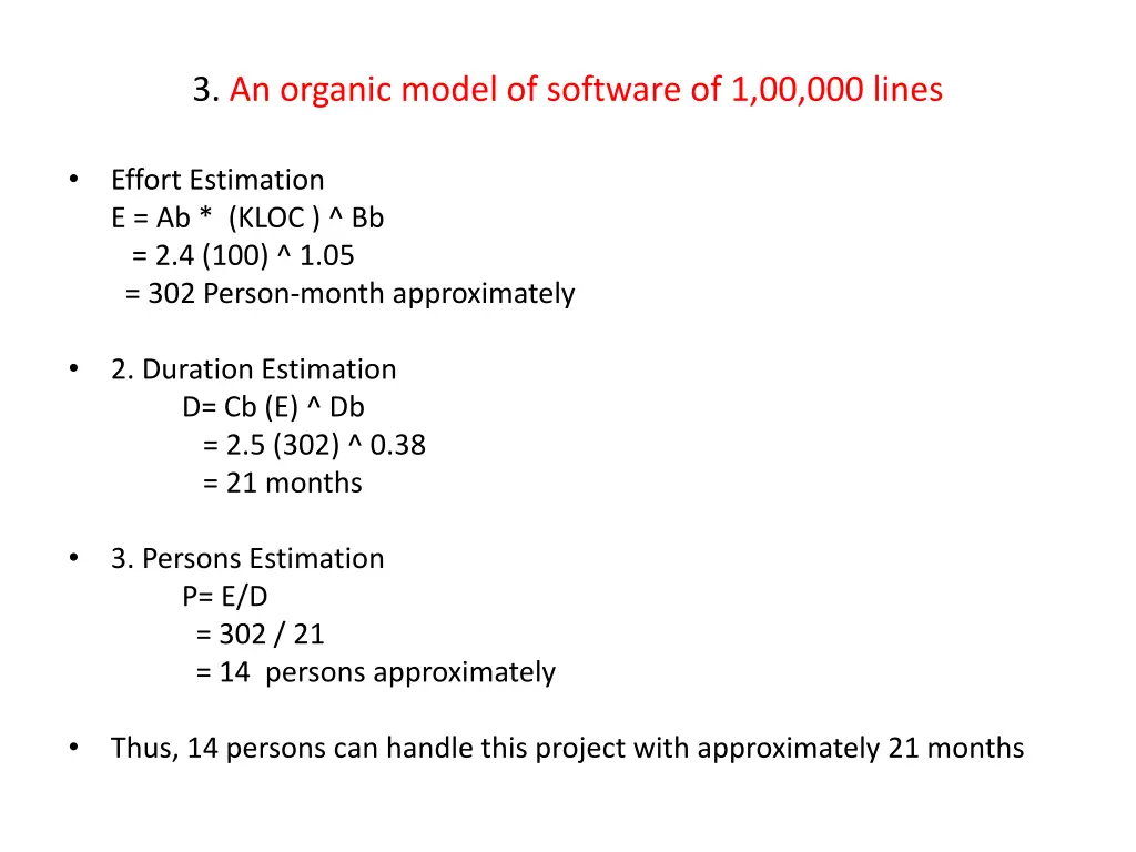 3 an organic model of software of 1 00 000 lines