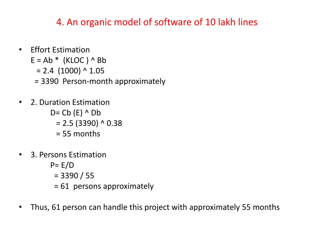 4 an organic model of software of 10 lakh lines