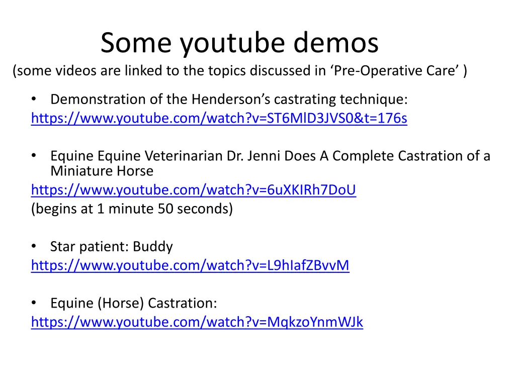 some youtube demos some videos are linked