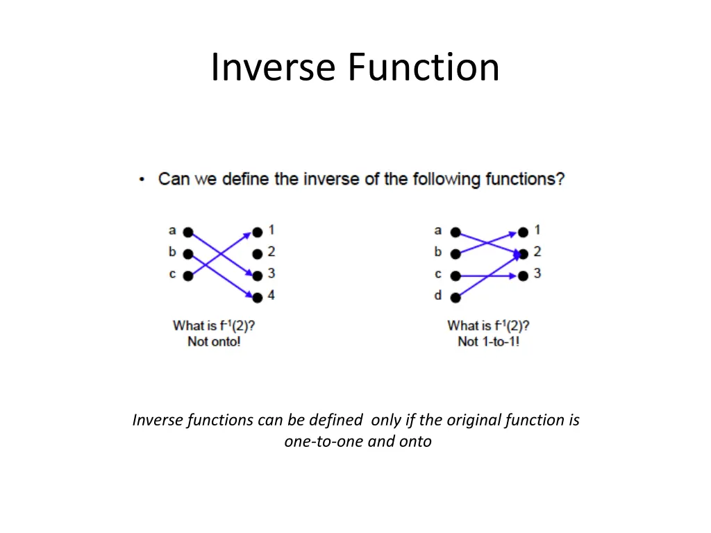 inverse function 1