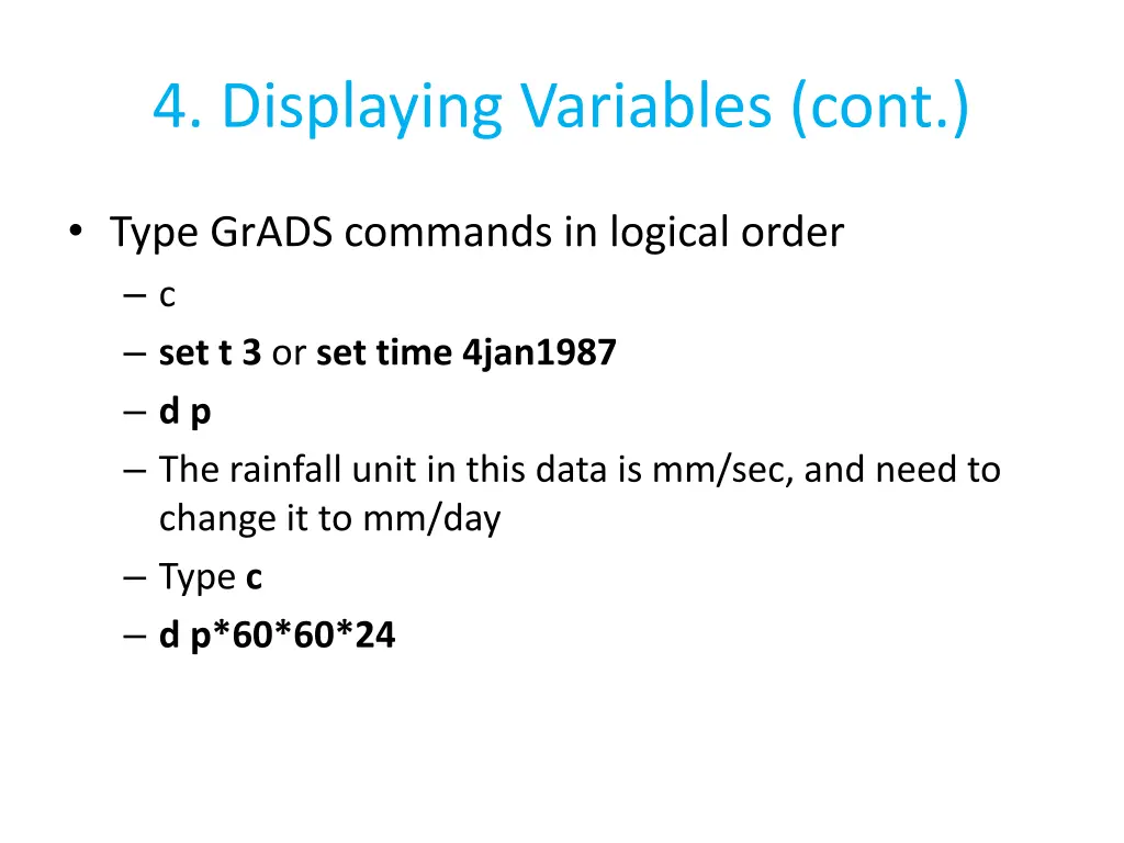 4 displaying variables cont 2