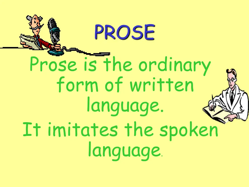 prose