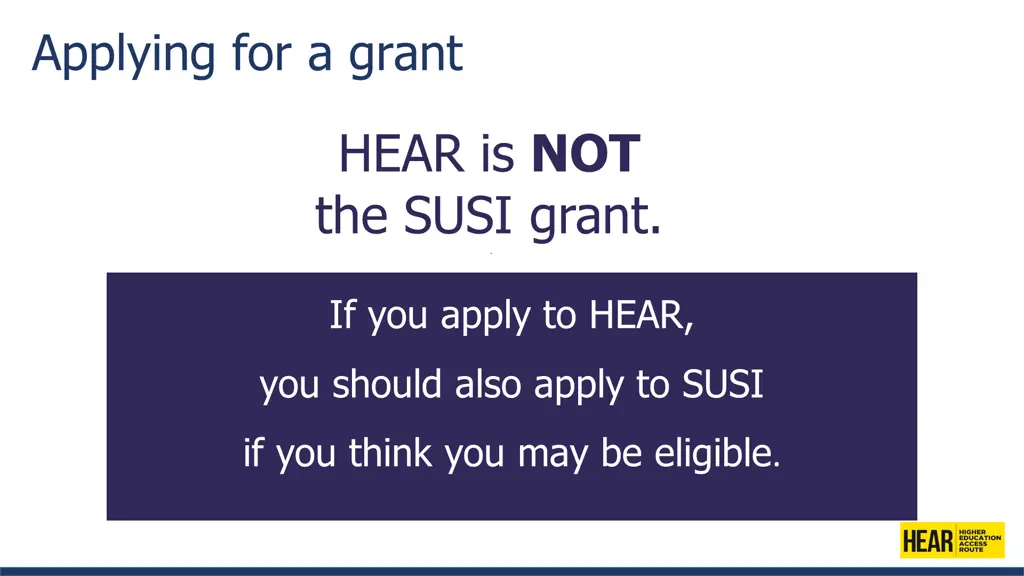 applying for a grant