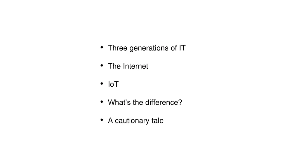 three generations of it