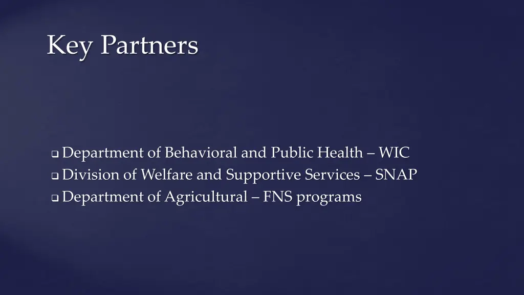 key partners