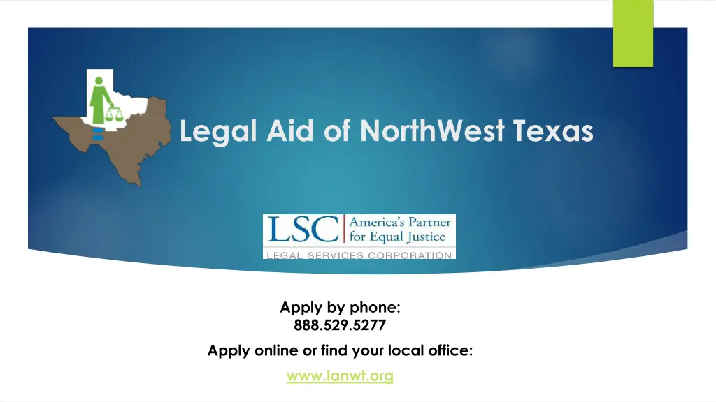 legal aid of northwest texas