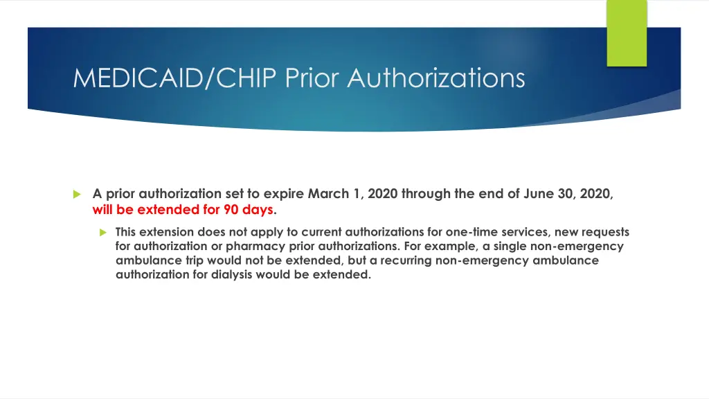 medicaid chip prior authorizations