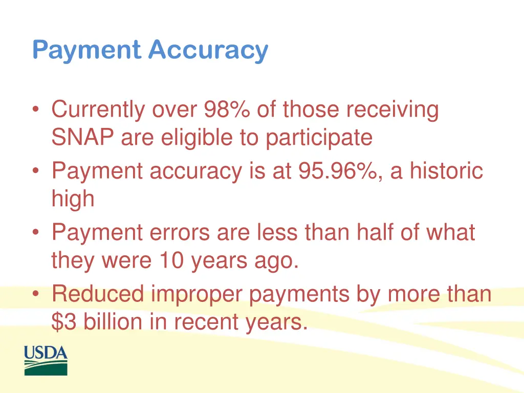 payment accuracy 1