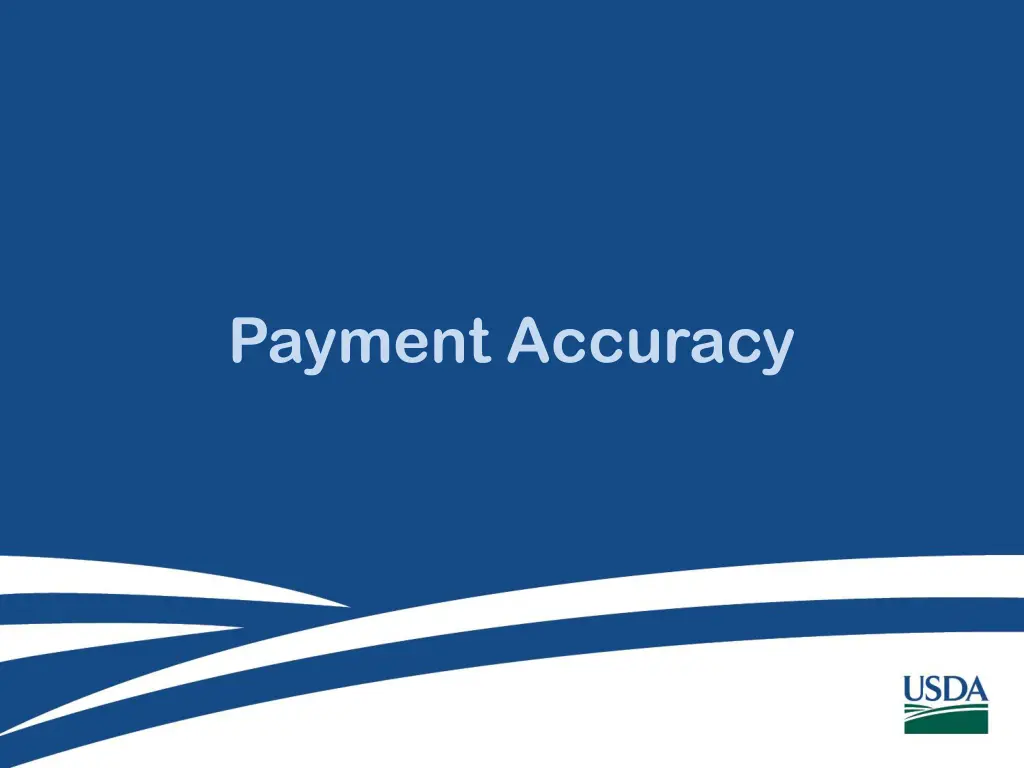 payment accuracy