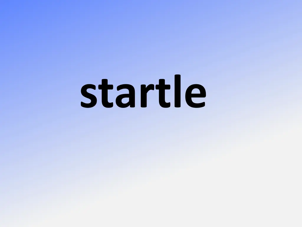 startle