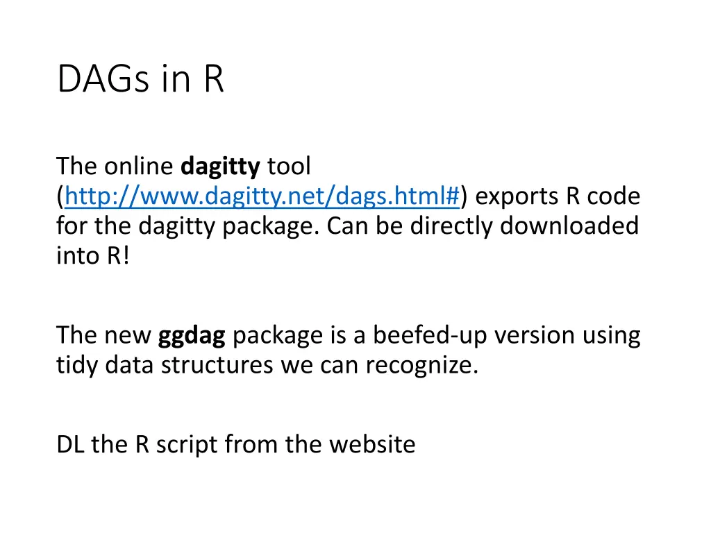 dags in r