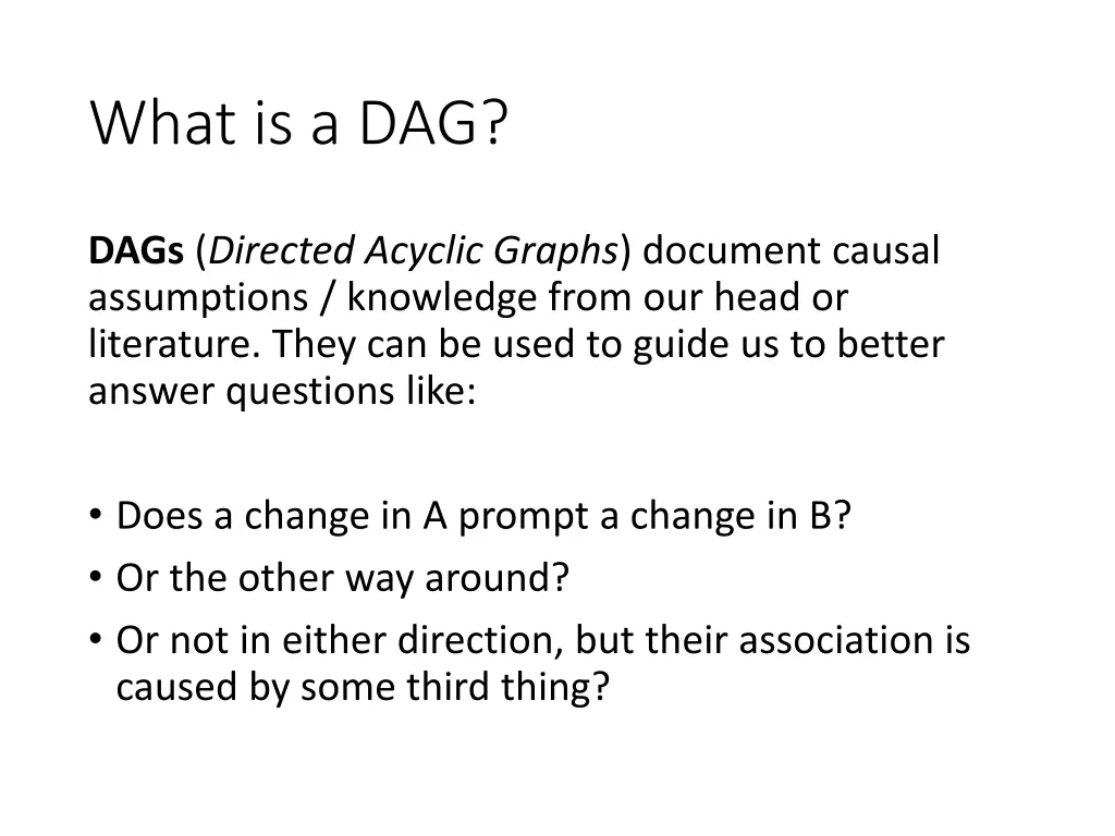 what is a dag