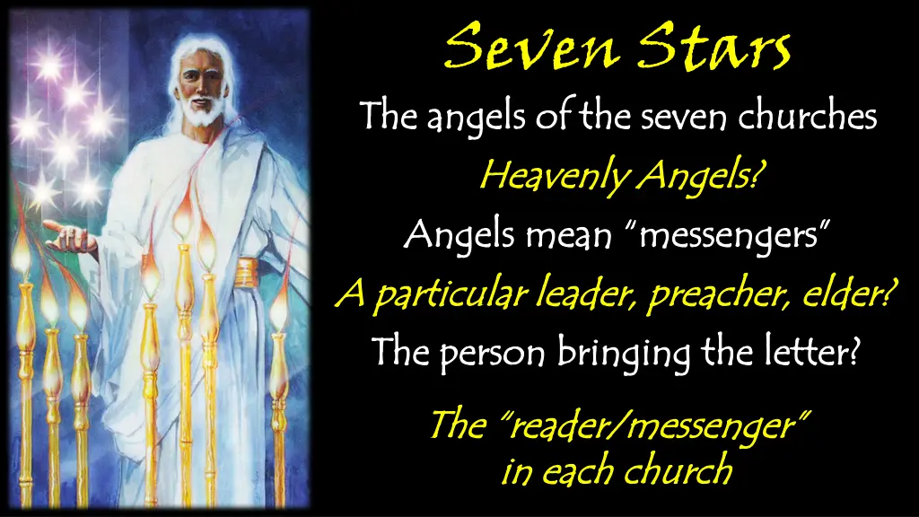 seven stars t the angels of the seven churches