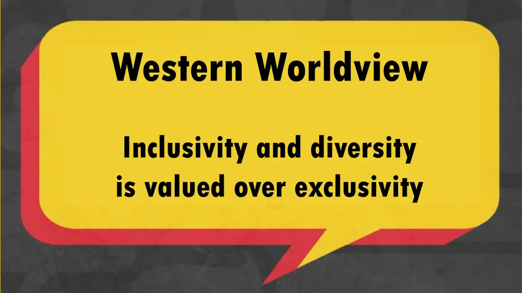 western worldview 1