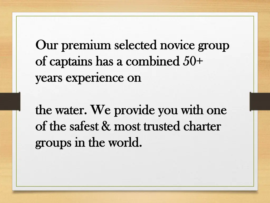 our premium selected novice group our premium