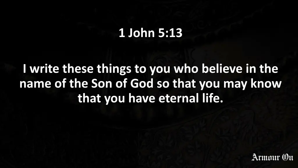 1 john 5 13