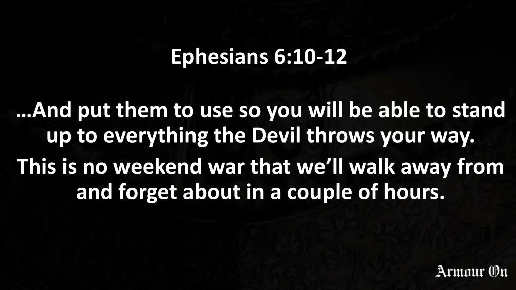 ephesians 6 10 12