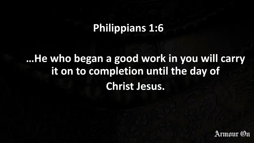 philippians 1 6