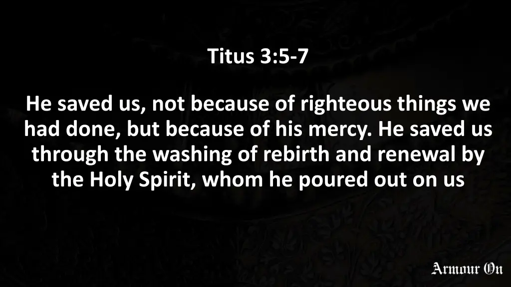 titus 3 5 7