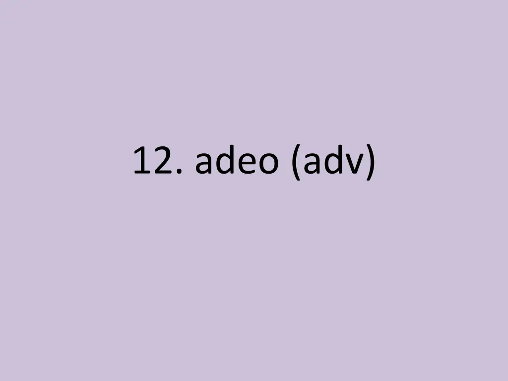 12 adeo adv