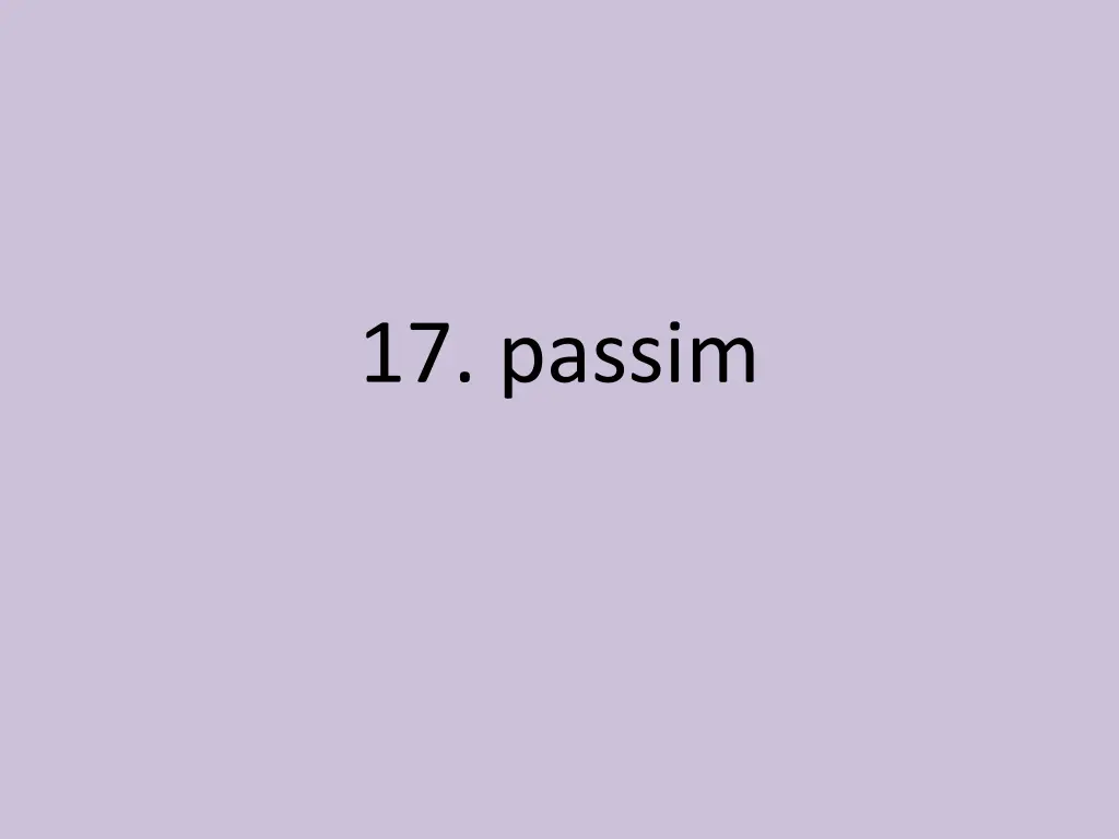 17 passim