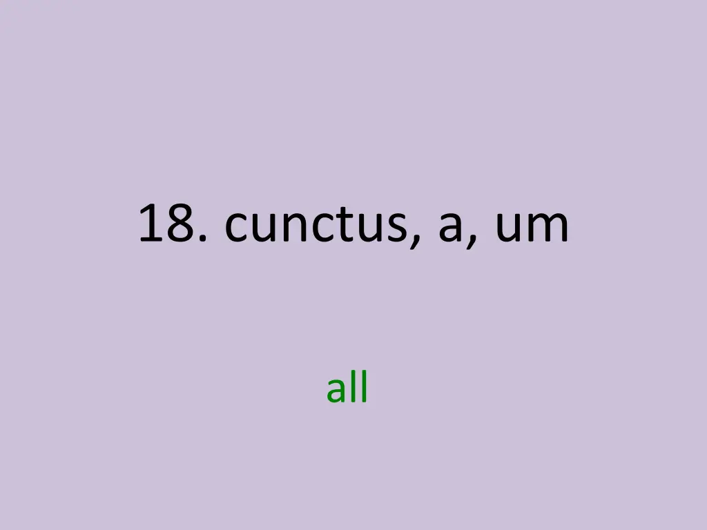 18 cunctus a um 1