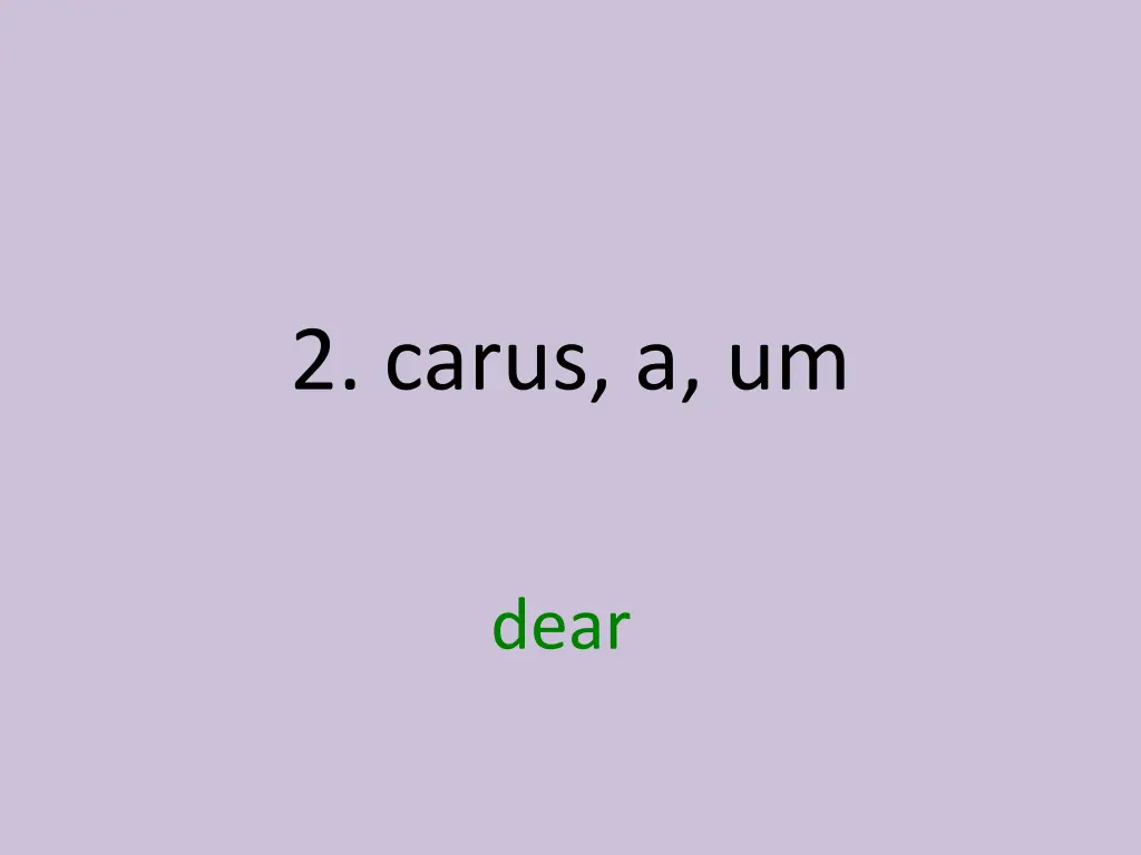 2 carus a um 1