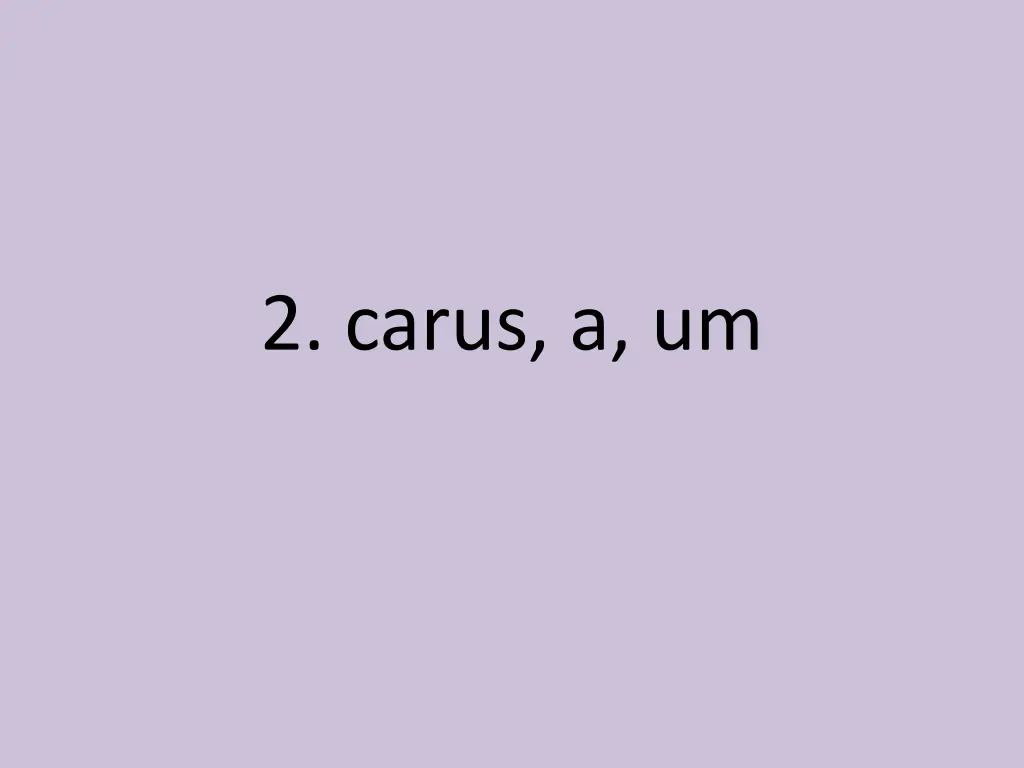 2 carus a um