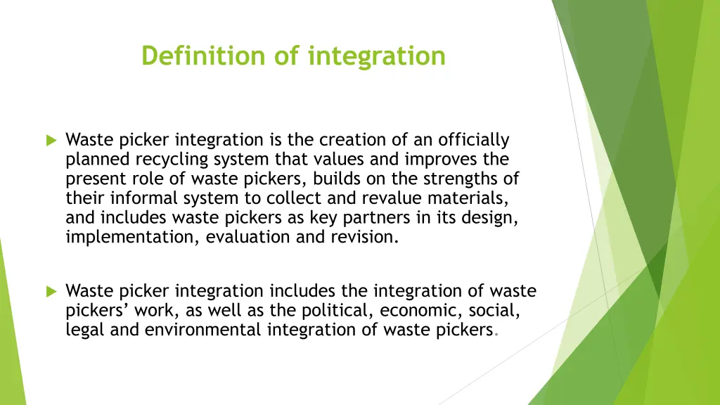 definition of integration